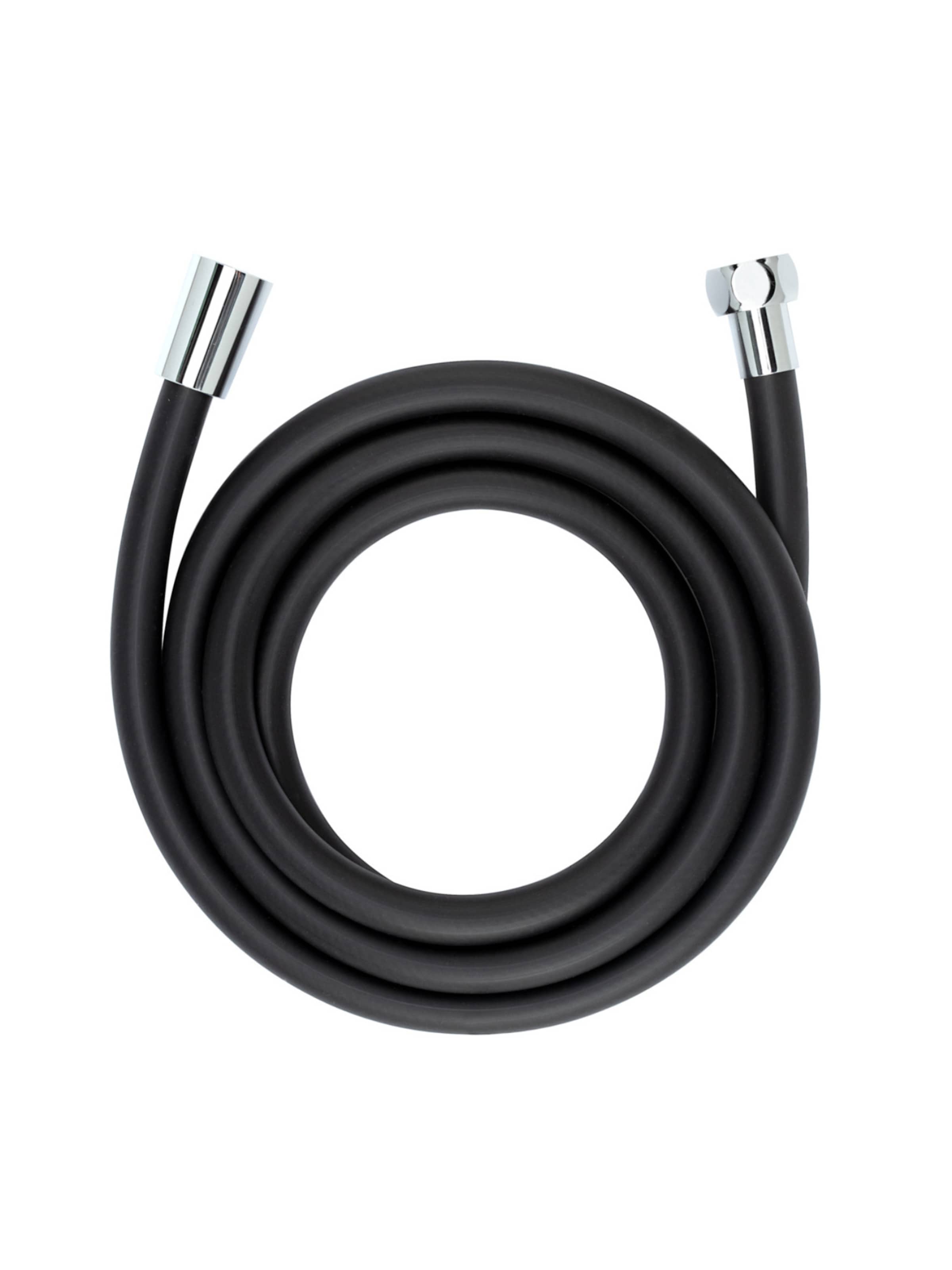 Wenko Duschschlauch Design in Schwarz: Vorderseite