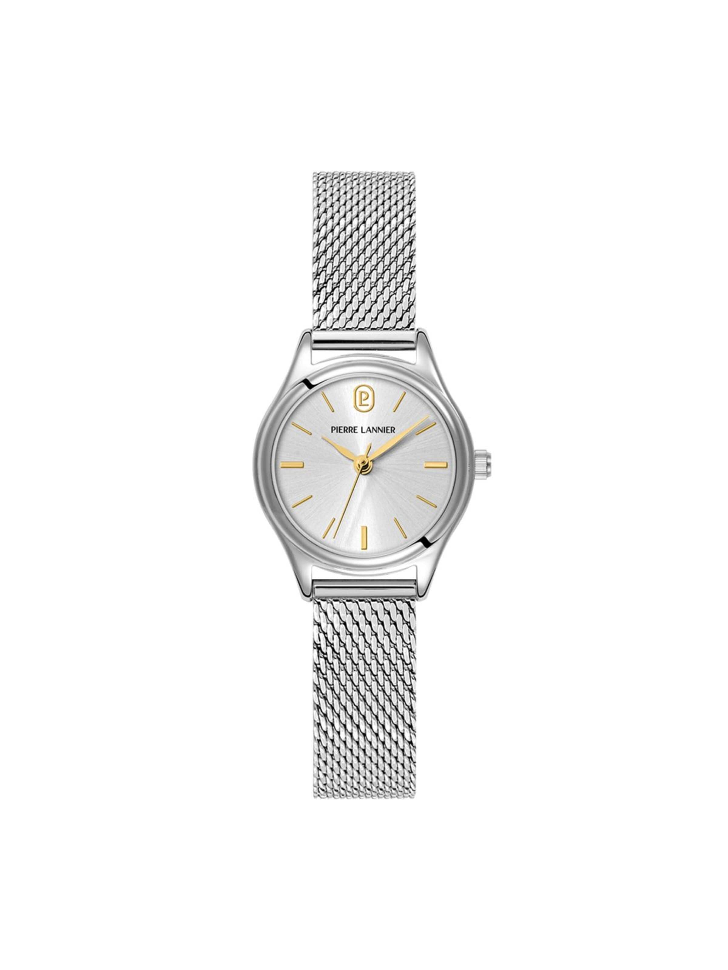Montre à affichage analogique 'Pya' Pierre Lannier en argent : devant
