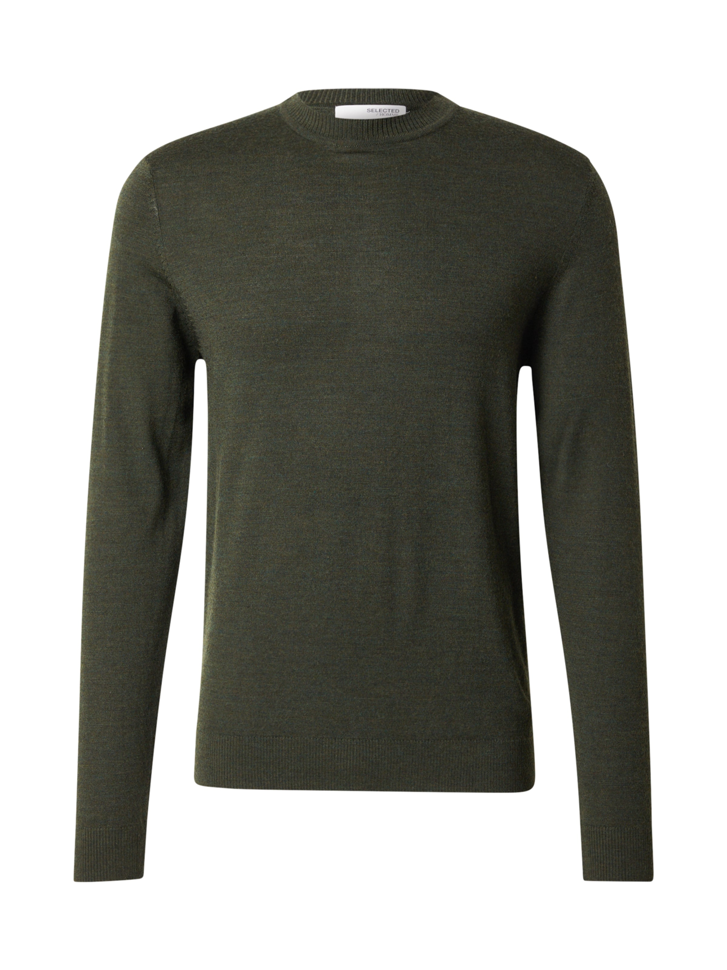 Pull-over 'SLHTOWN' SELECTED en vert : devant