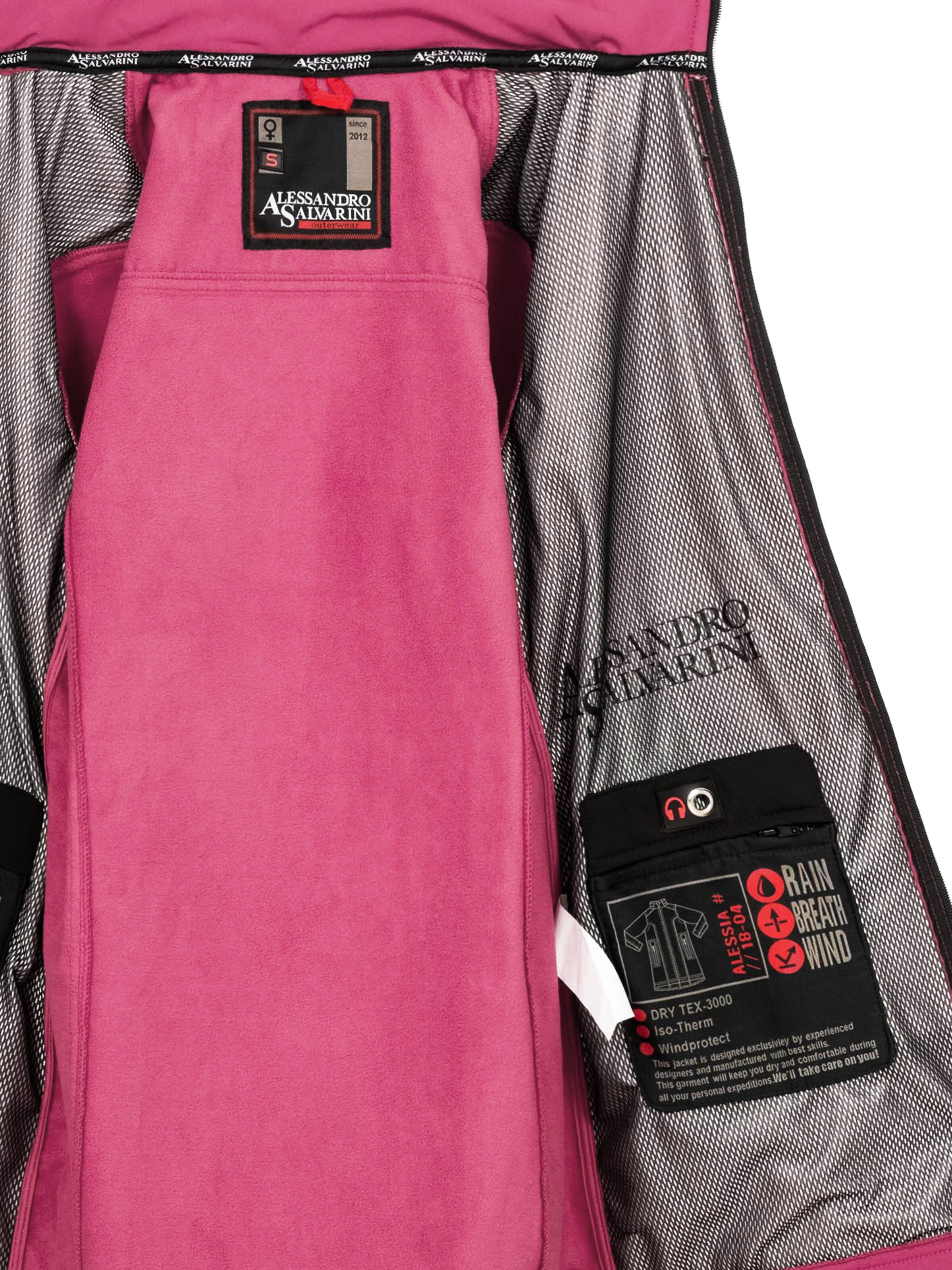 Alessandro Salvarini Funktionsjacke in Pink