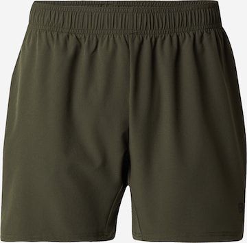 BJÖRN BORG Regular Sportshorts 'ESSENTIAL ACTIVE' in Grün: Vorderseite