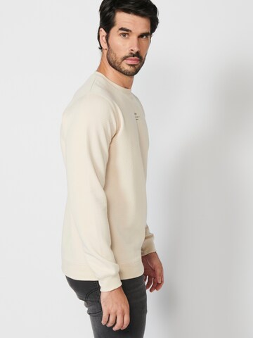 KOROSHI Sweatshirt i beige