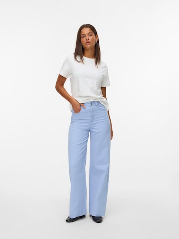 mėlyna VERO MODA Plačios klešnės Džinsai 'VMKATHY'