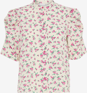 Chemisier 'IHKate' ICHI en beige : devant