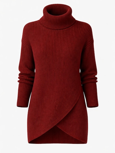 Worldclassca Sweater 'Rollkragen Pullover Lang' in Wine red, Item view