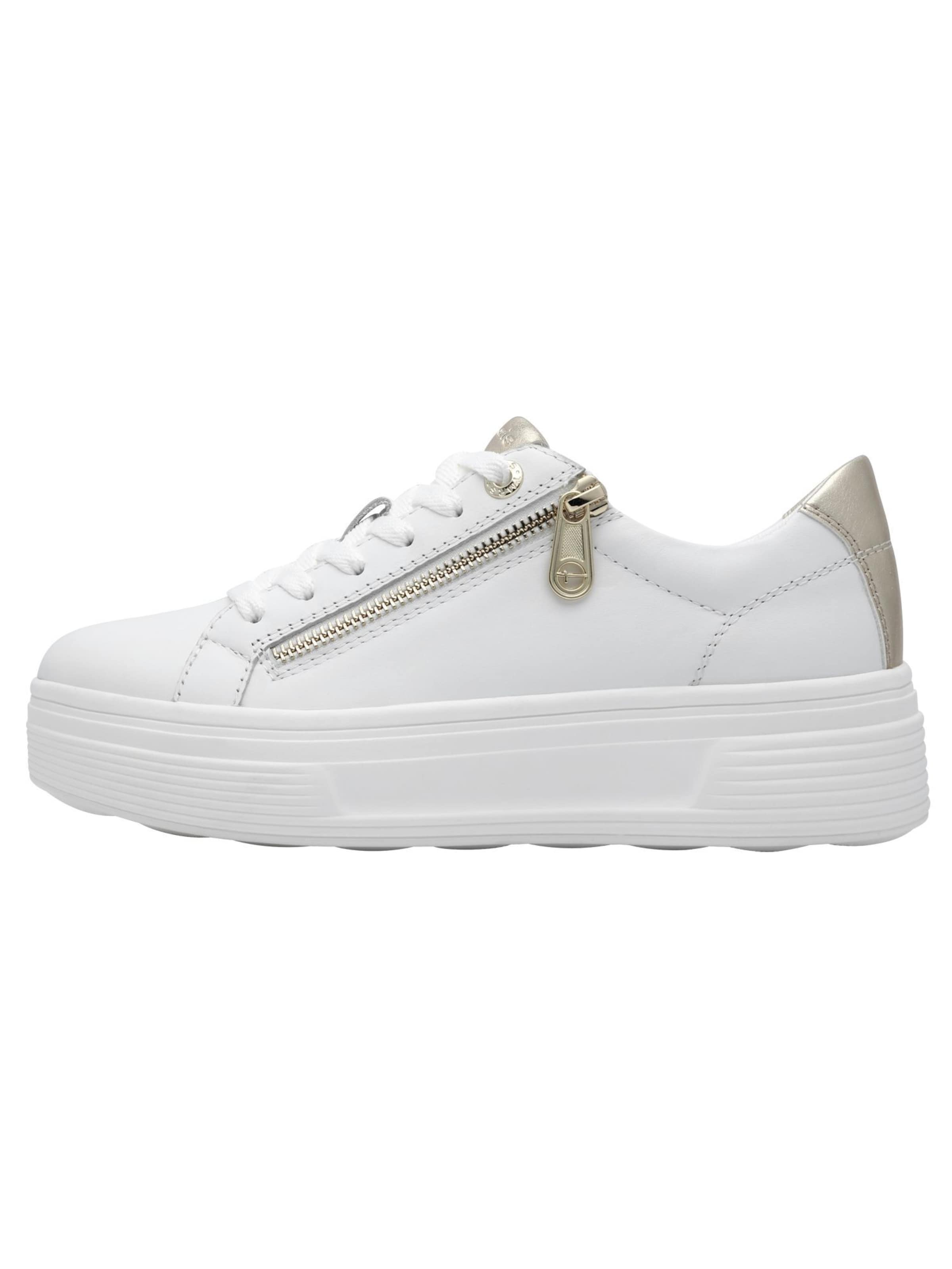 Tamaris Platform trainers in White