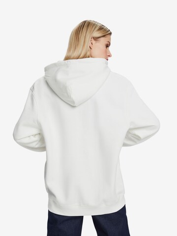 ESPRIT - Sudadera con cremallera en blanco