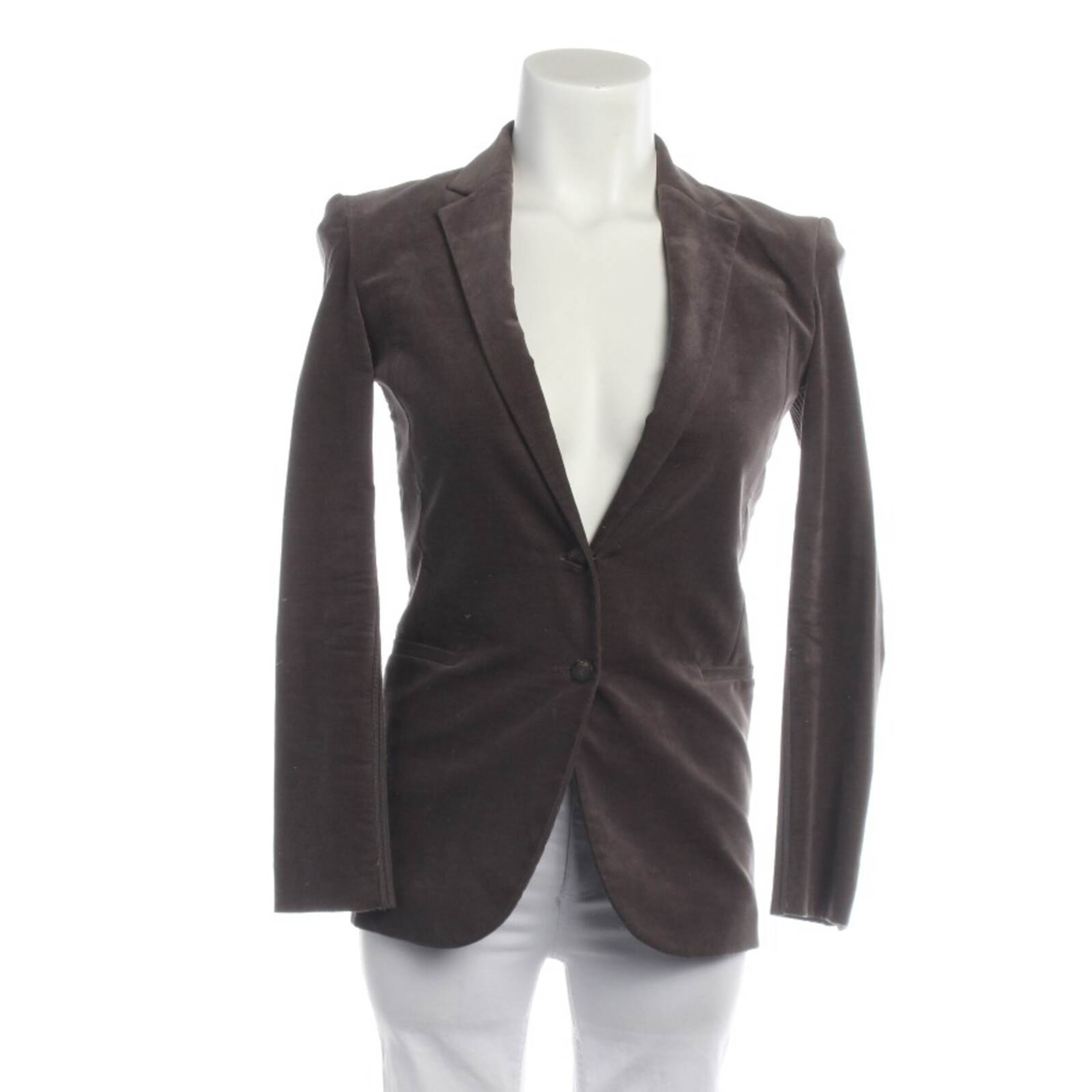 Gucci Blazer in XXS in Brown: front
