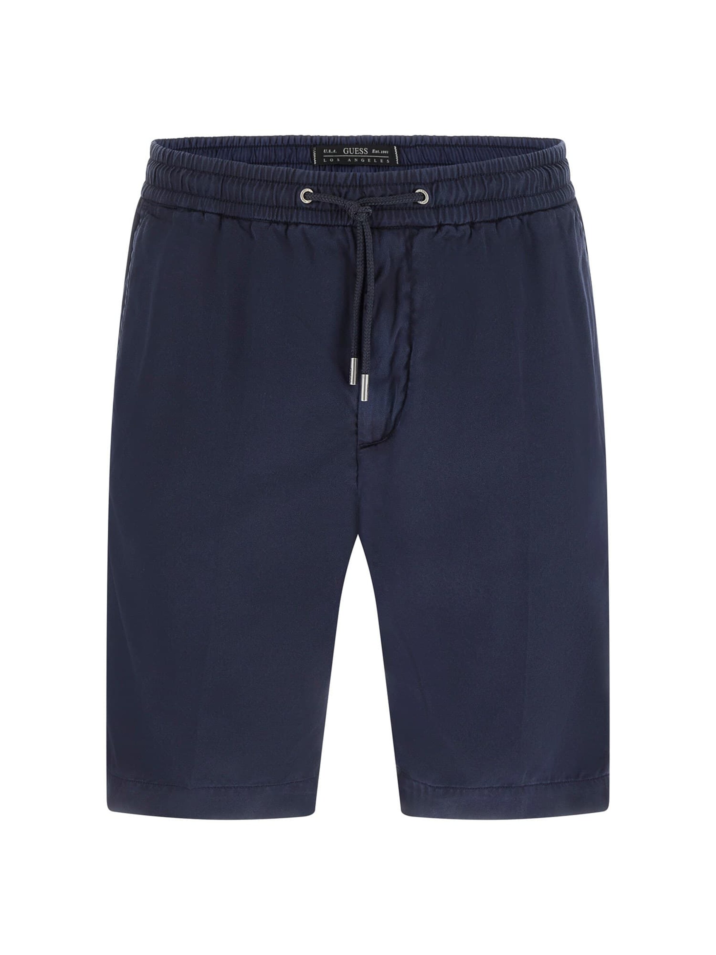 GUESS Regular Chino Pants 'Axel' in Blue: front