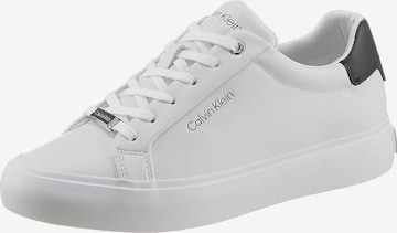 Calvin Klein Sneakers in White: front