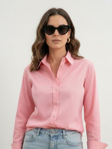 WEARABLE STORIES Shirt 'Paula'‌‌‌‌‌‌‌ in Pink: Vorderseite
