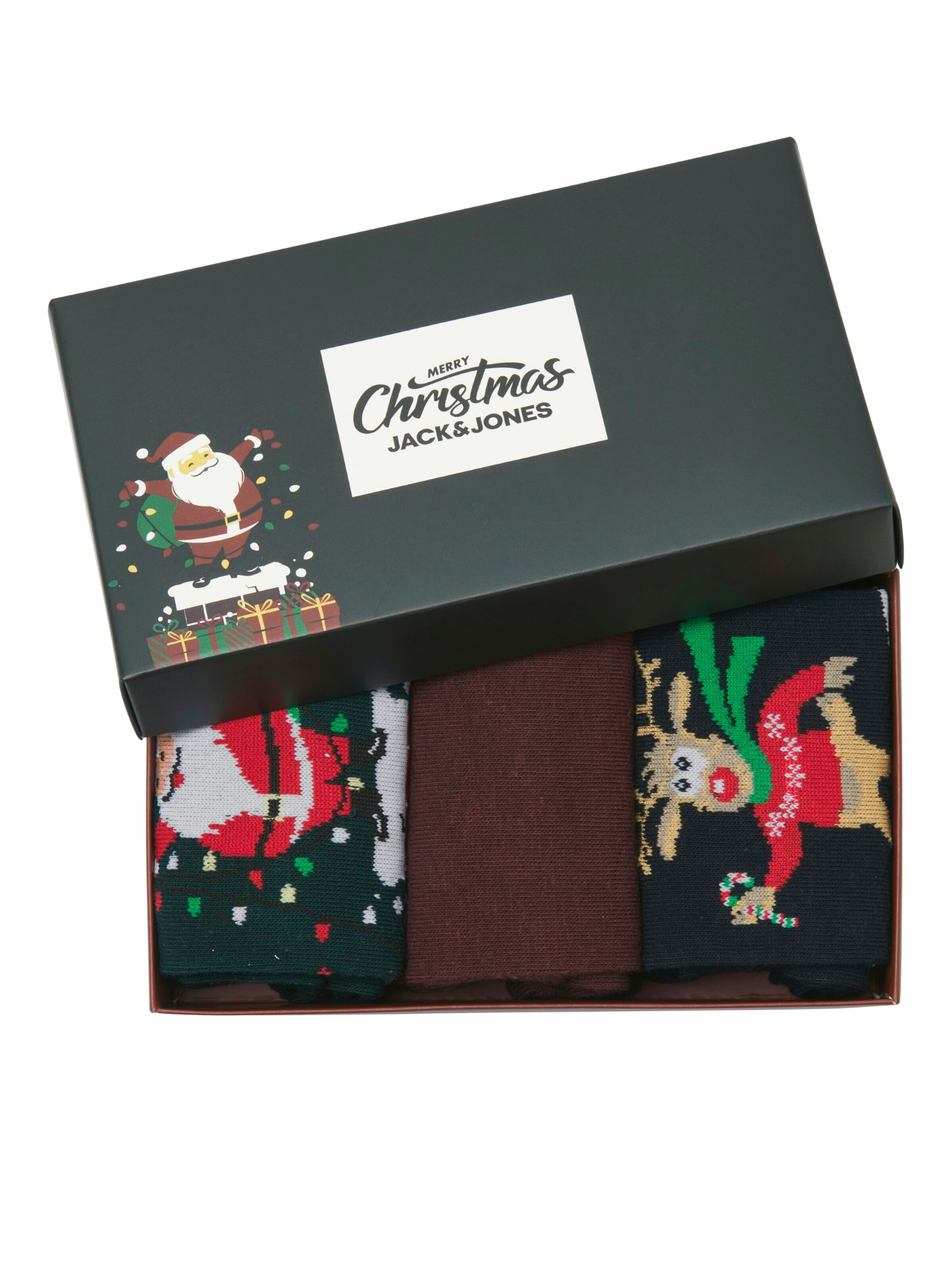 Jack & Jones Junior Sokken 'JACSNOWY Christmas Giftbox' in Gemengde kleuren
