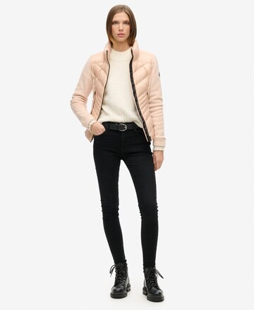 Jachetă  fleece 'Storm' de la Superdry pe bej