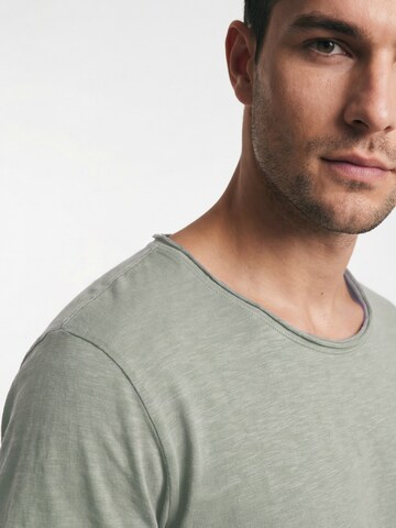 Antargo Shirt 'Basic Open Edge' in Green
