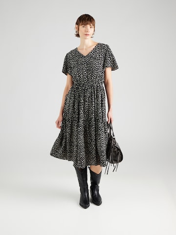 Robe d’été QS en noir : devant