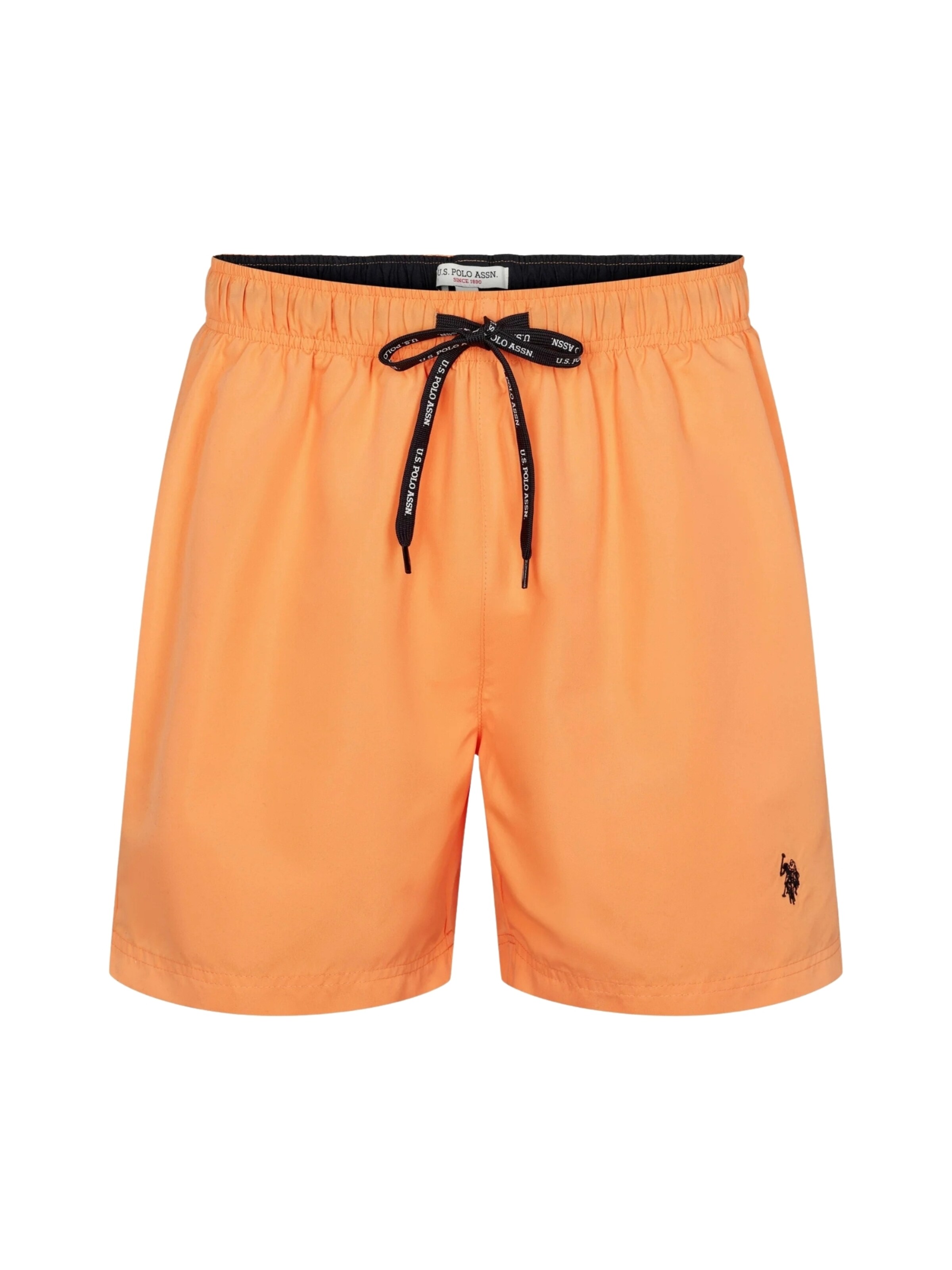U.S. POLO ASSN. Zwemshorts 'Aza' in Oranje: voorkant