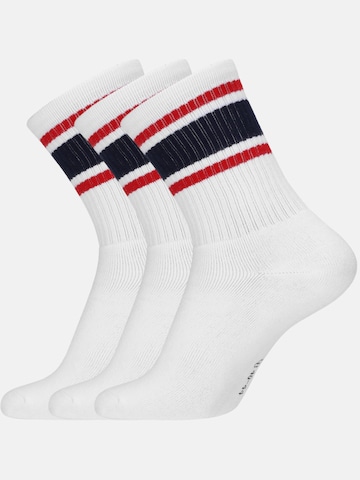 Copenhagen Bamboo Socks in White: front