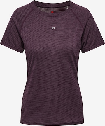 Newline Functioneel shirt 'Active' in Lila: voorkant