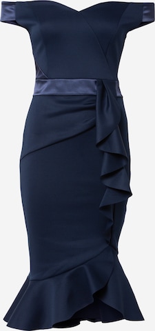 Lipsy Cocktail Dress in Blue: front