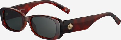 LE SPECS Sonnenbrille 'Unreal!' in rostbraun / schwarz, Produktansicht