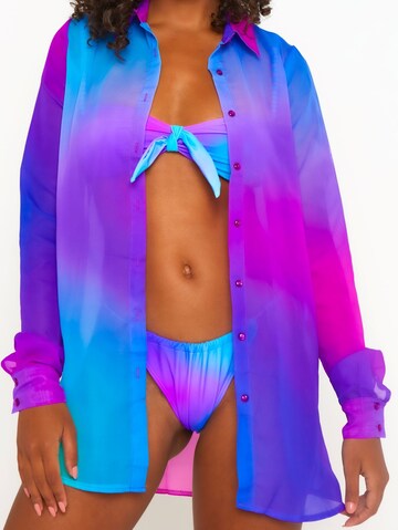 Moda Minx - Blusa 'Club Tropicana' en Mezcla de colores