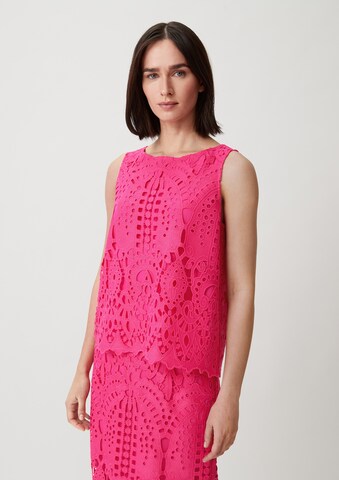 COMMA Blouse in Roze: voorkant