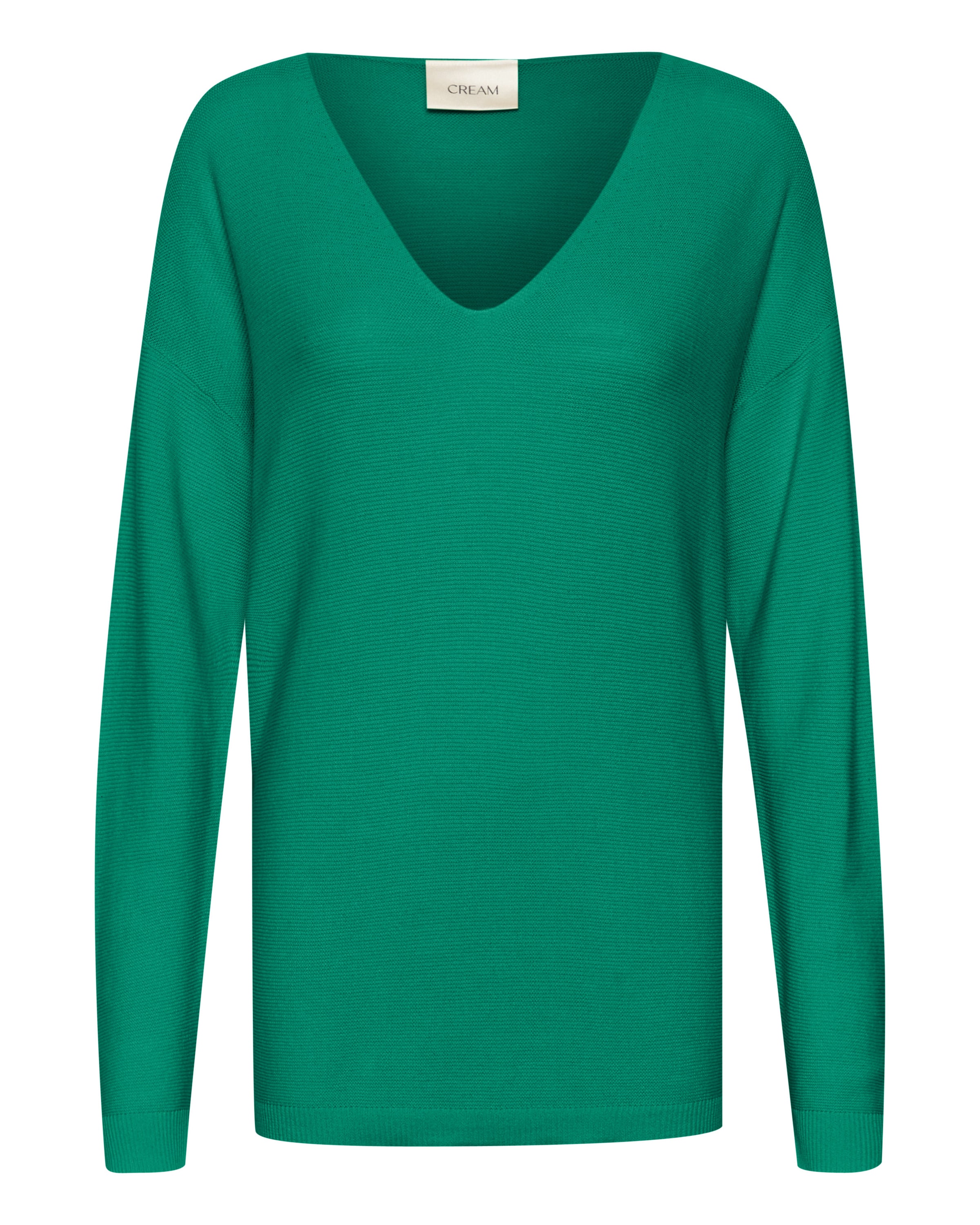 Cream Sweater 'Sillar' in Green: front