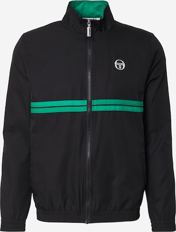 Sergio Tacchini Välikausitakki 'DINO' värissä musta: etupuoli