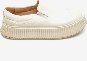 JIL SANDER Flats & Loafers in 41 in White: front