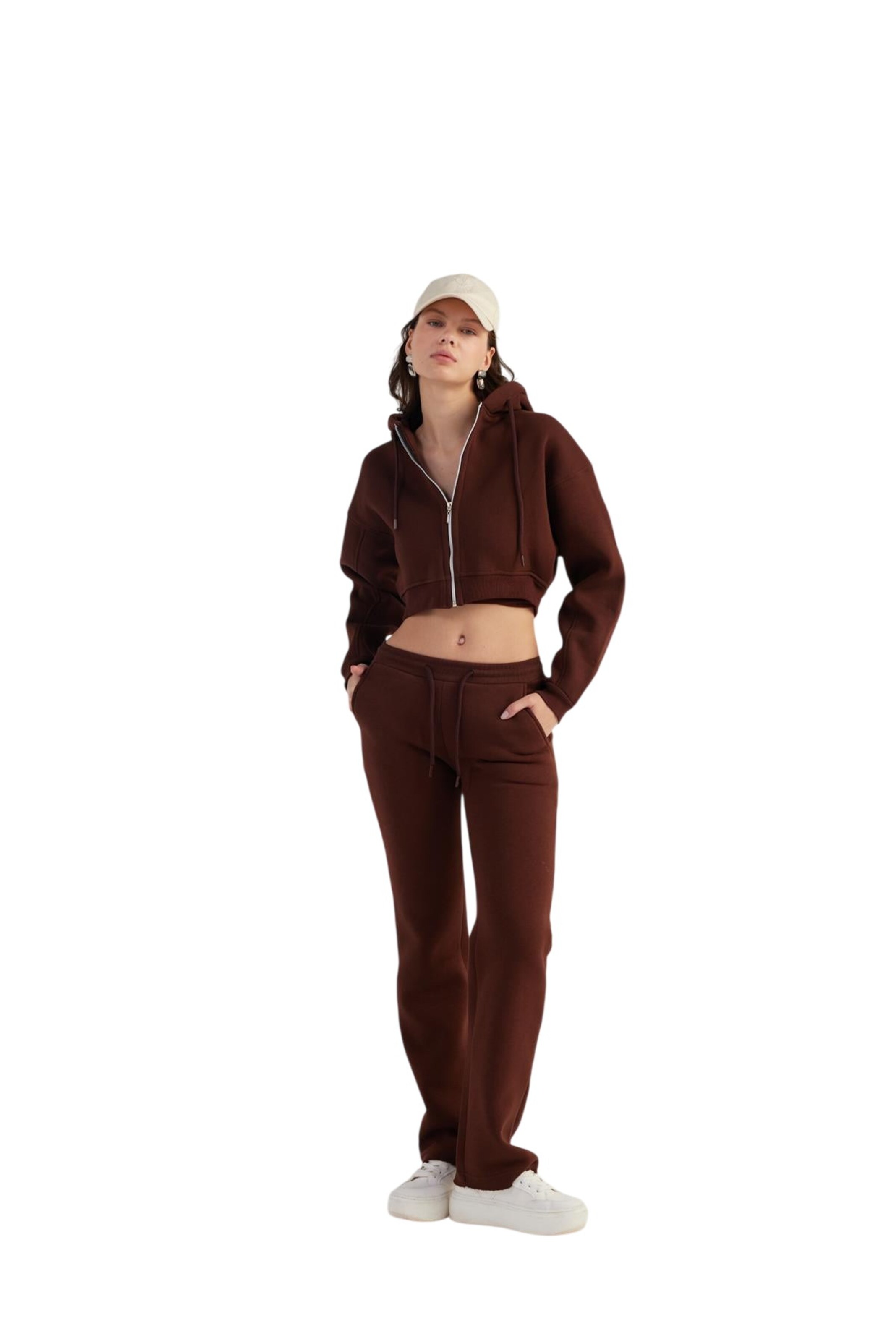 HOLLY LOLLY Regular Pants in Brown