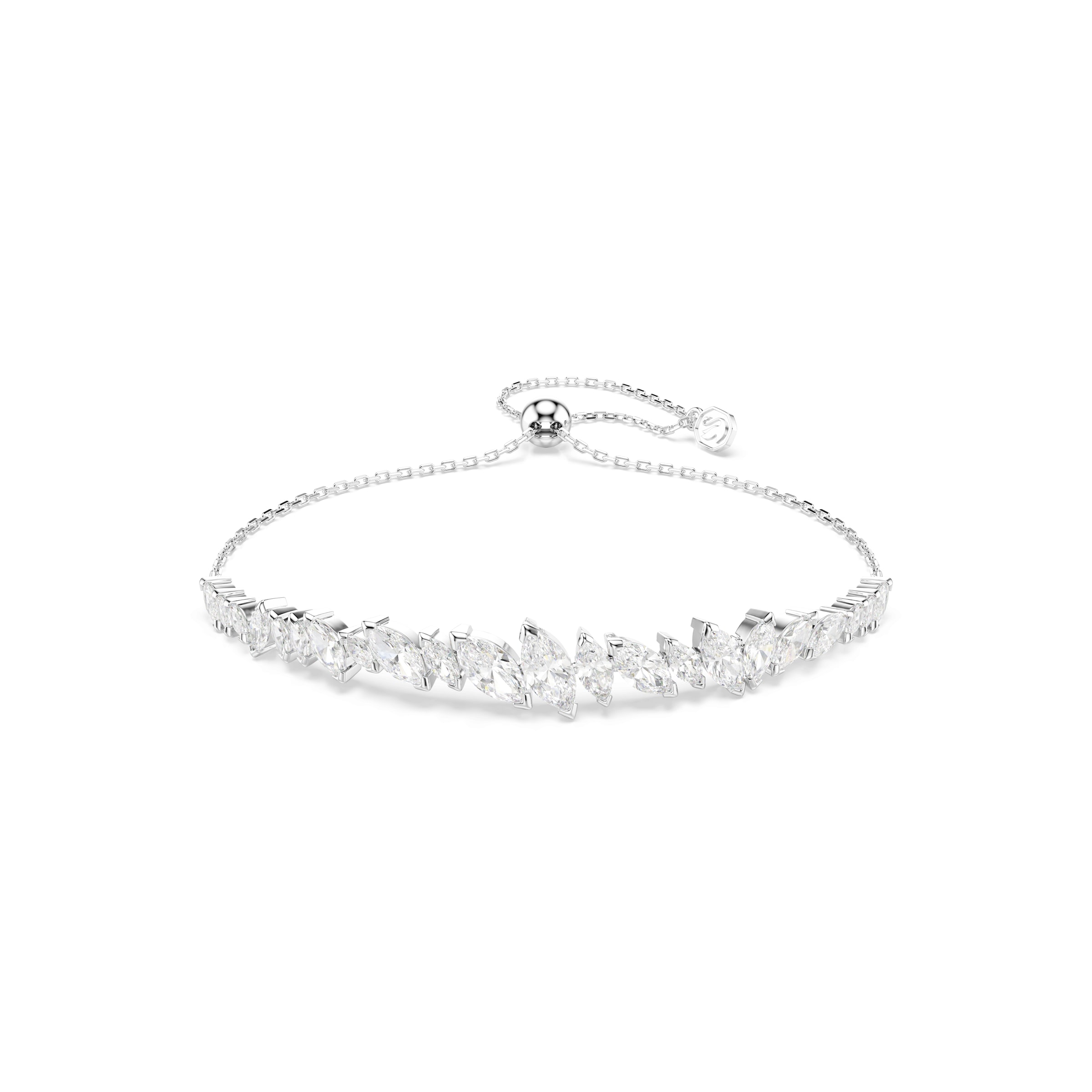 Swarovski Βραχιόλι 'MESMERA' σε ασημί: μπροστά