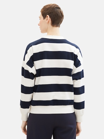 TOM TAILOR DENIM Sweatshirt in Blue