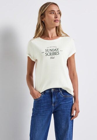 STREET ONE Shirt in White: front