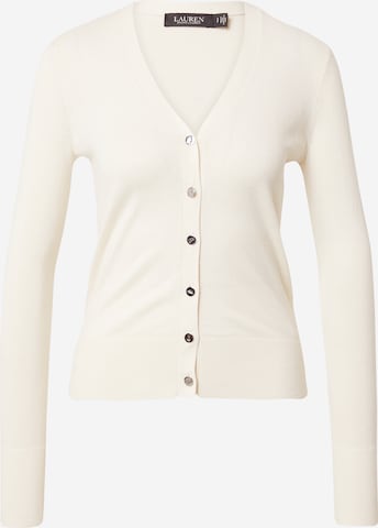 Lauren Ralph Lauren Gebreid vest 'DENZEL' in Beige: voorkant