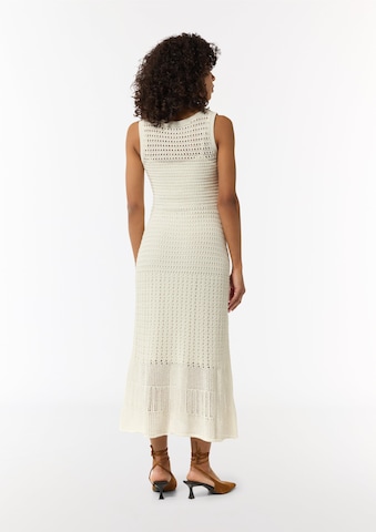 Robes en maille COMMA en blanc : derrière
