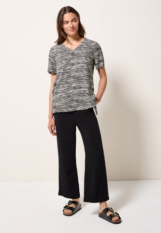 CECIL Blusenshirt mit Zebra Print in Grau