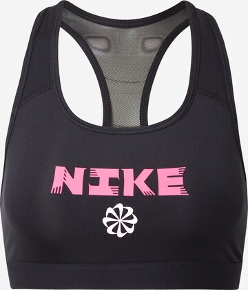 regular Reggiseno sportivo di NIKE in nero: frontale