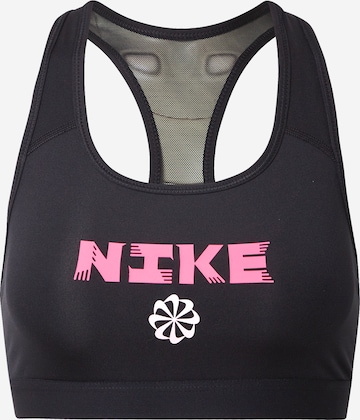 regular Reggiseno sportivo di NIKE in nero: frontale