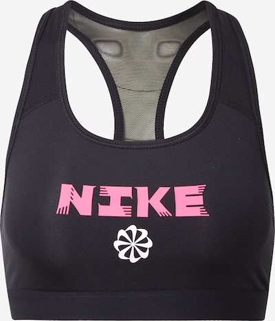 NIKE Soutien-gorge de sport en rose clair / noir / blanc, Vue avec produit