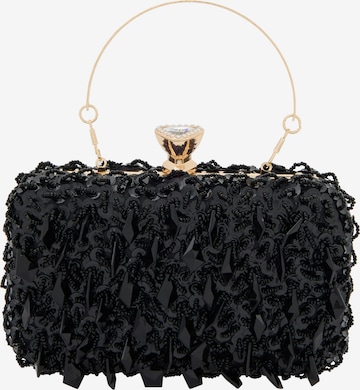 Pochette di faina in nero: frontale