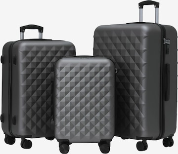 ROWEX Sada kufrů 'ROWEX Crystal 3v1 (20", 24", 28")' – šedá: přední strana