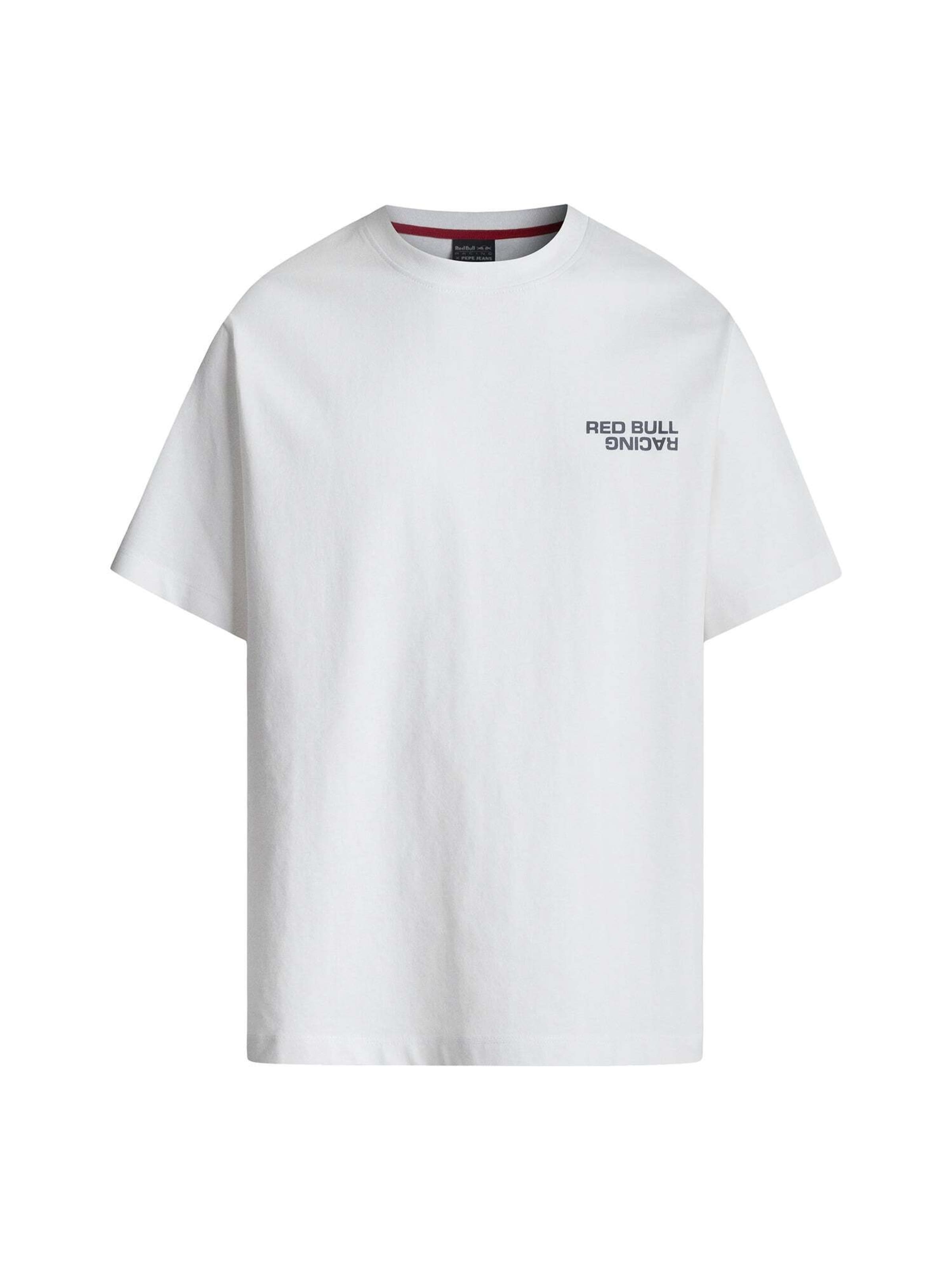 Maglietta di Red Bull Racing x Pepe Jeans in bianco: frontale