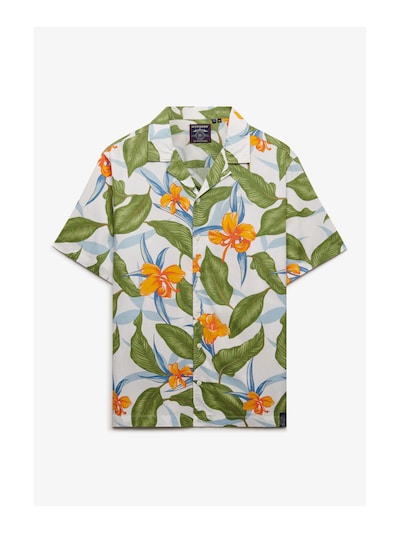 Superdry & Co Skjorte i lyseblå / grøn / orange / hvid, Produktvisning