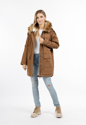 Parka d’hiver DreiMaster Vintage en beige