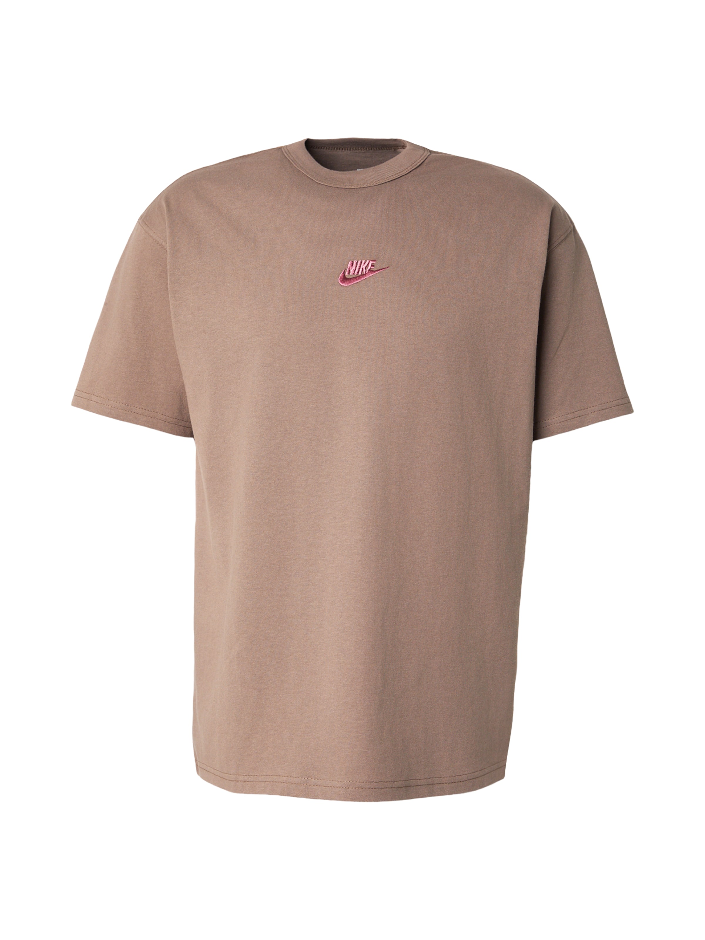 Nike Sportswear T-Shirt 'PREM ESS' in XS in hellbraun / magenta, Produktansicht