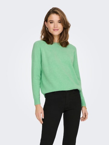 Pull-over ONLY en vert : devant