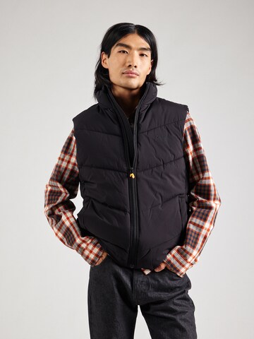 TOM TAILOR DENIM Vest in Black: front