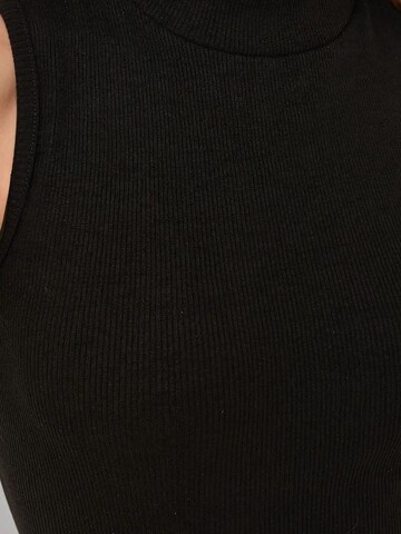 Hiccup Knitted Top in Black