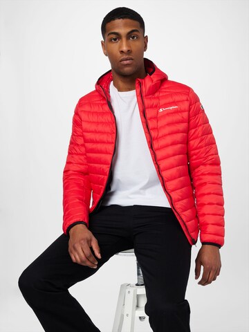 Champion Authentic Athletic Apparel Between-Season Jacket in Red