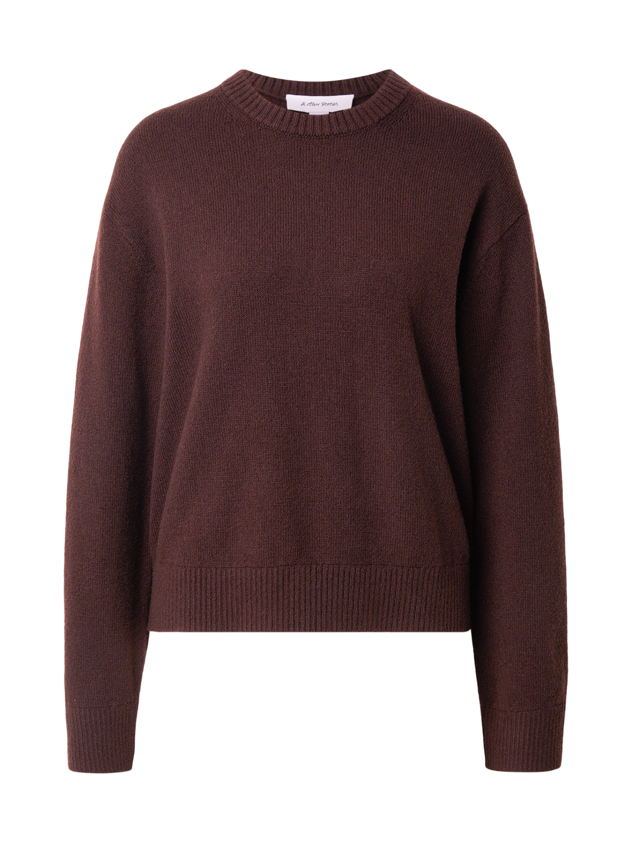 & Other Stories Pullover in Braun: Vorderseite